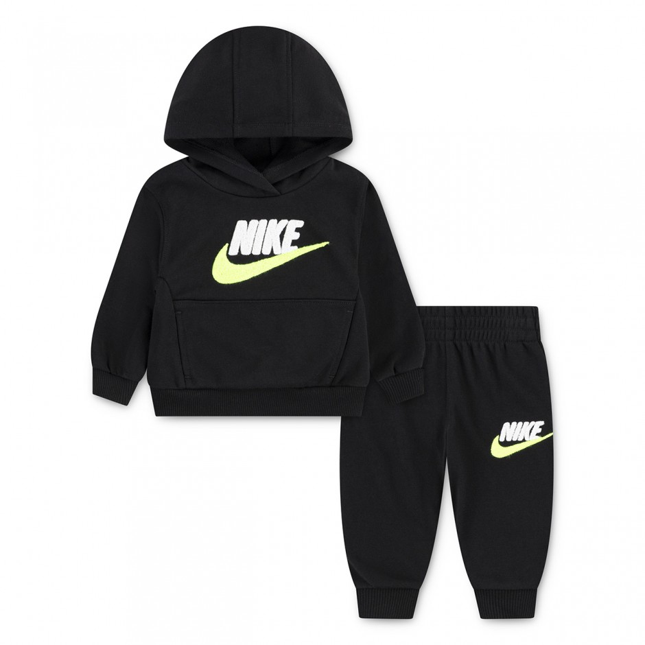 Βρεφικό Σετ Φόρμας Μαύρο - Nike Club Chenille
