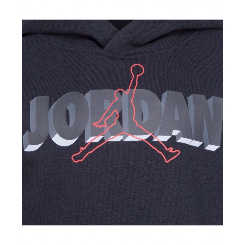 Βρεφικό Σετ Φόρμας JORDAN SIDELINE FLC PO SET Μαύρο 65B814-023 