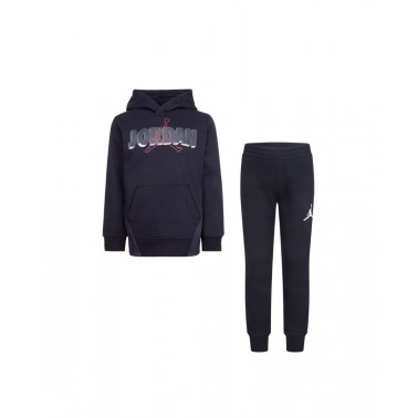Βρεφικό Σετ Φόρμας JORDAN SIDELINE FLC PO SET Μαύρο 65B814-023 