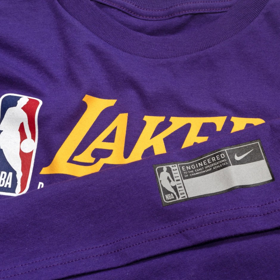 NIKE BASKETBALL LAKERS NBA T-SHIRT EZ2B3BBLV-LAKERS NBX Μωβ