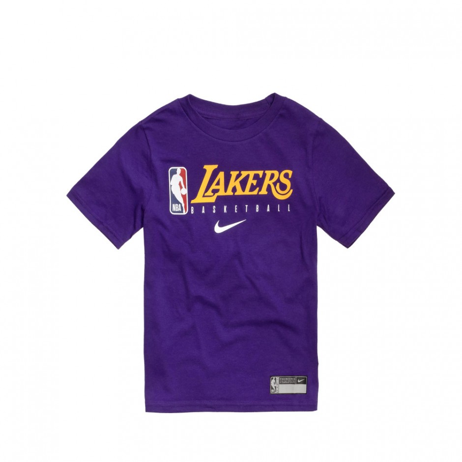 NIKE BASKETBALL LAKERS NBA T-SHIRT EZ2B3BBLV-LAKERS NBX Μωβ