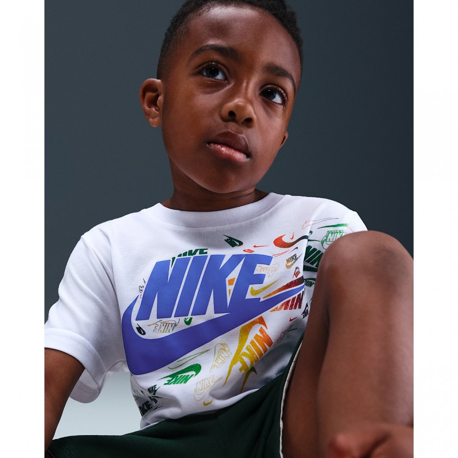 Παιδικό T-Shirt Λευκό - Nike Club Revealed