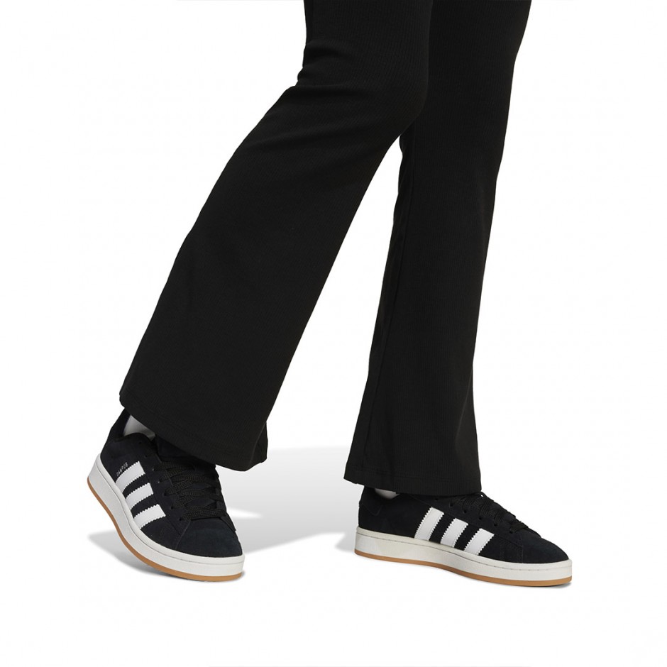 Παιδικό Παντελόνι Μαύρο - adidas Originals Ribbed Flared