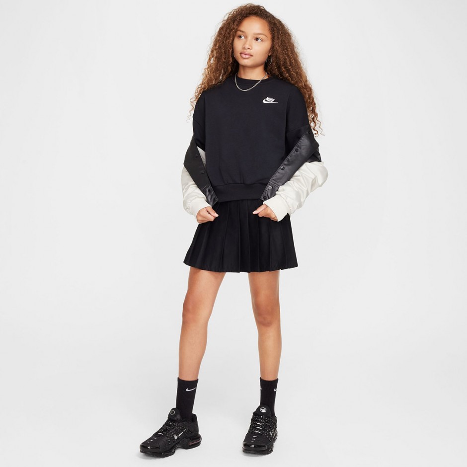 Παιδικό Φούτερ Μαύρο - Nike Sportswear Club Fleece