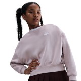 Παιδικό Φούτερ Ροζ - Nike Sportswear Club Fleece Εικόνα 0
