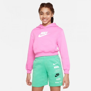 Nike Sportswear Club Fleece Ροζ - Παιδική Μπλούζα Φούτερ