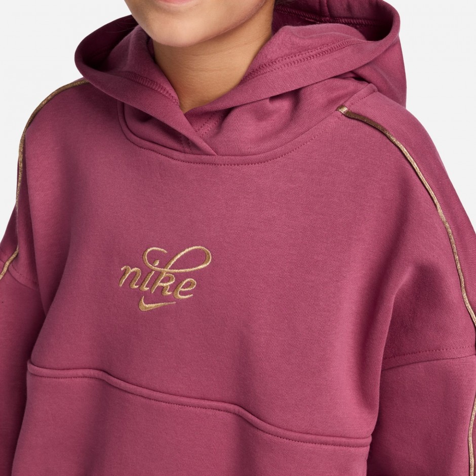 Παιδικό Φούτερ Φούξια - Nike Sportswear Club Fleece