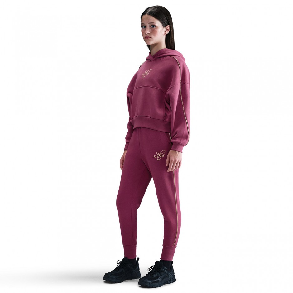 Παιδικό Φούτερ Φούξια - Nike Sportswear Club Fleece