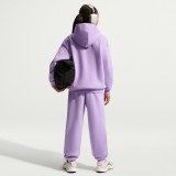 Kids' Hoodie Purple - Nike Sportswear Studio Fleece  Image 3