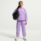 Kids' Hoodie Purple - Nike Sportswear Studio Fleece  Image 4