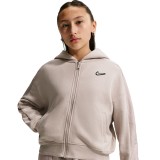 Kids' Full-Zip Hoodie Grey - Nike Sportswear Image 