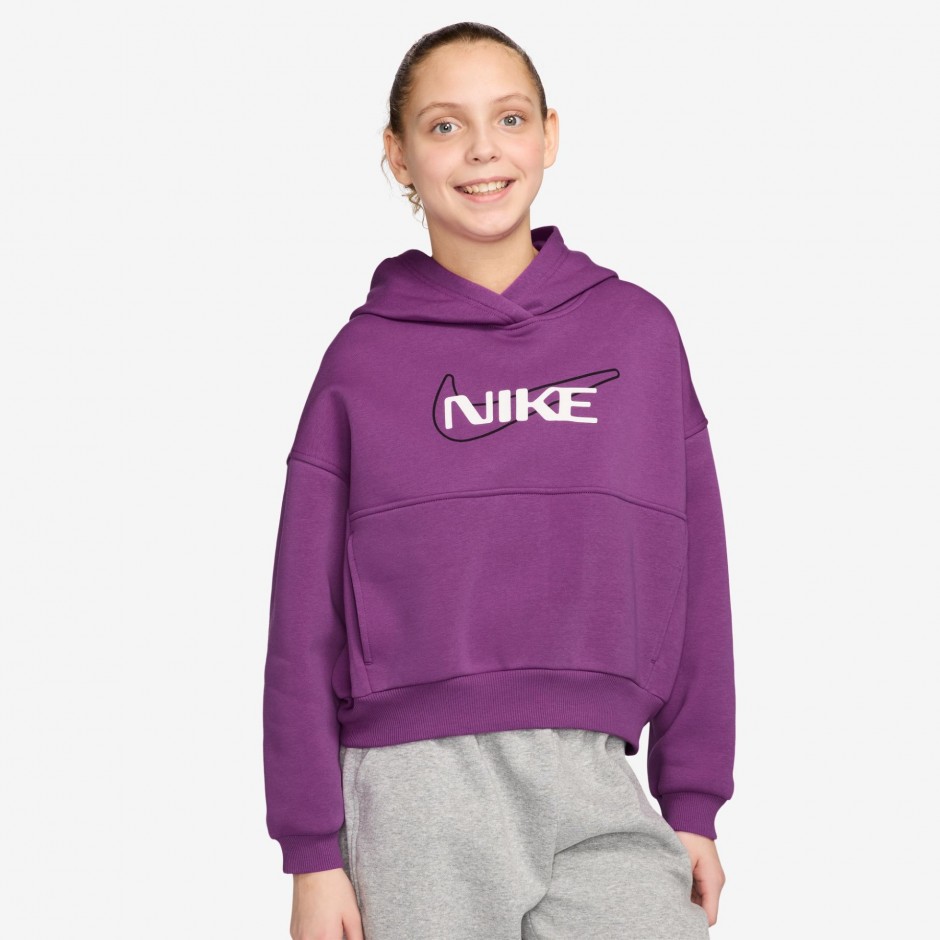 Παιδικό Φούτερ Μωβ - Nike Sportswear Club Fleece