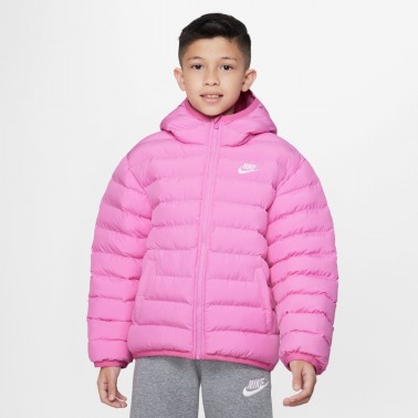 Nike Sportswear Lightweight Synthetic Fill Ροζ - Παιδικό Μπουφάν Με Κουκούλα