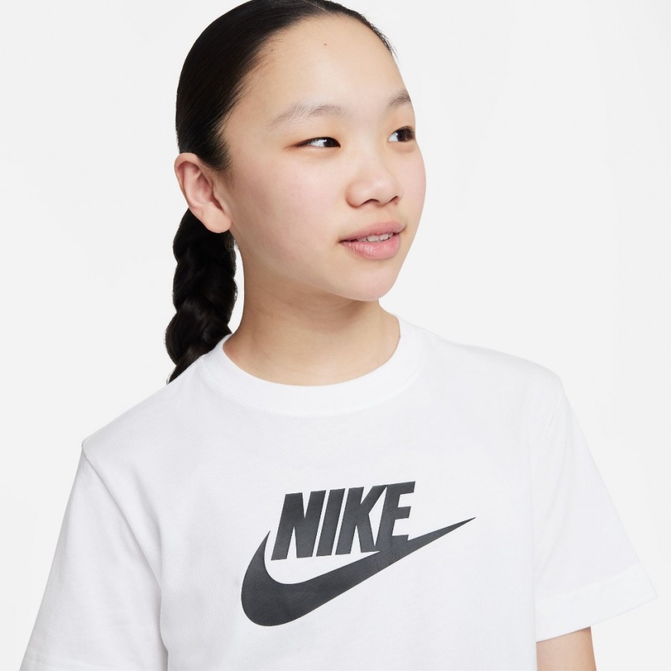 NIKE G NSW TEE FUTURA SS BOY FD0928-100 White