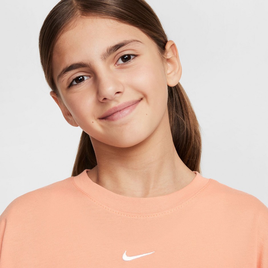Παιδικό T-Shirt Σομόν - Nike Sportswear Essential