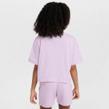 NIKE G NSW TEE CROP FUTURA HBR FZ5548 Lilac Image 0
