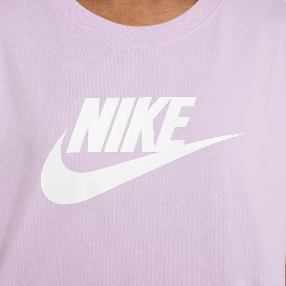 NIKE G NSW TEE CROP FUTURA HBR FZ5548 Lilac