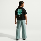 Kids' T-Shirt Black - Nike Sportswear Image 2