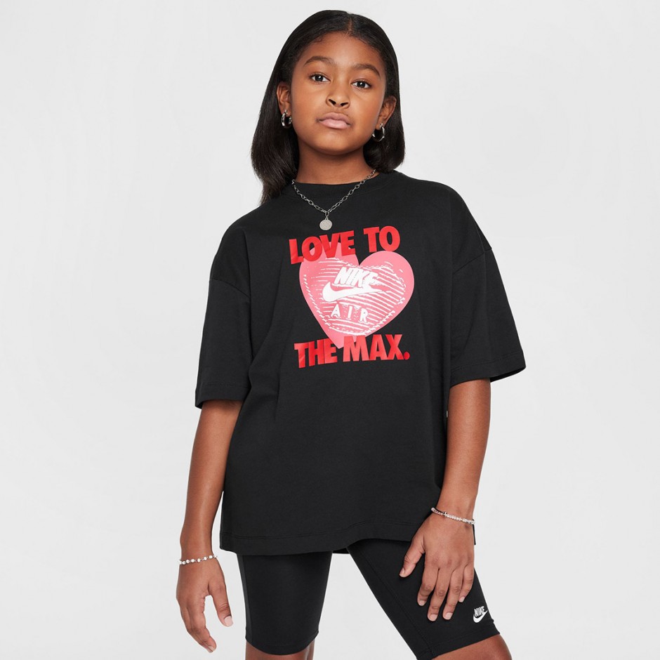 Παιδικό T-Shirt Μαύρο - Nike Sportswear