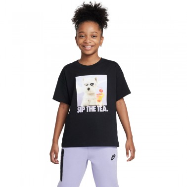 NIKE G NSW PHOTO TEE HQ2337-010 Black