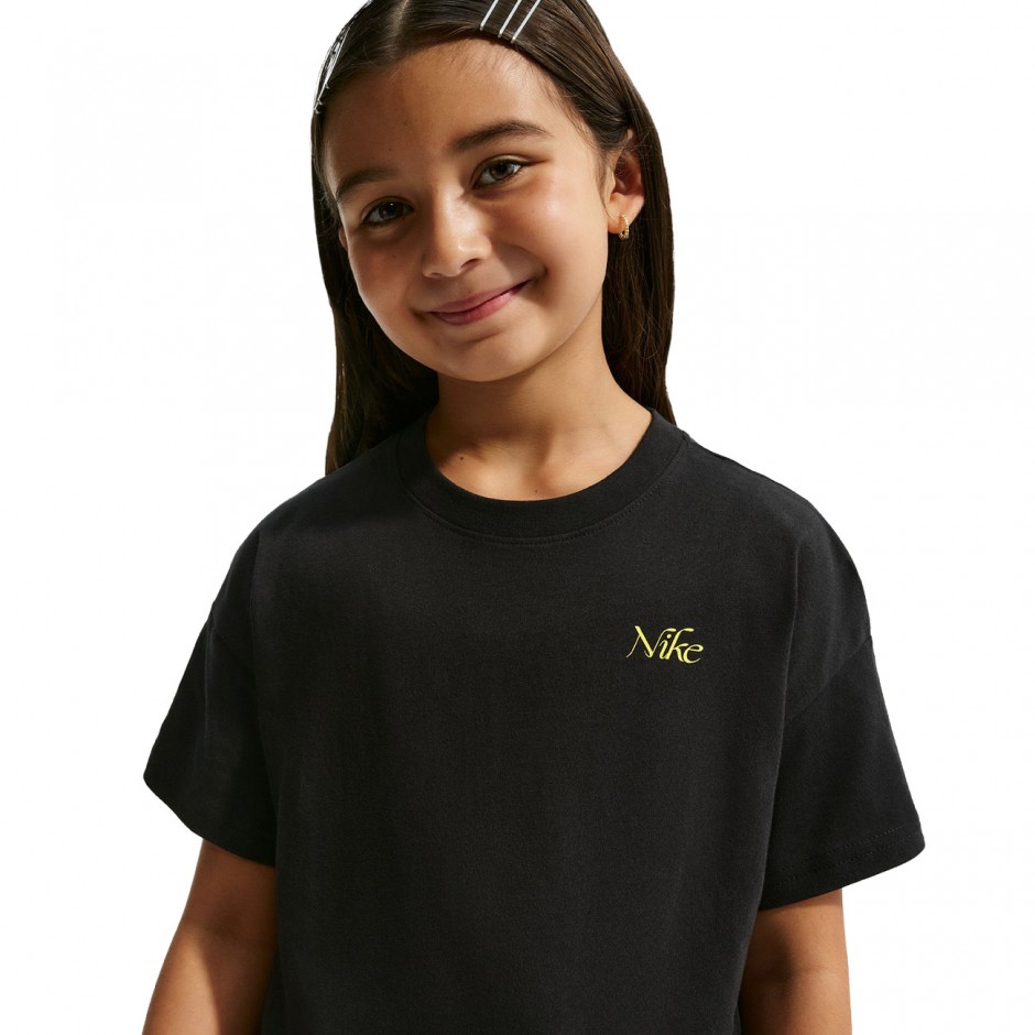Kids' T-Shirt Black - Nike Sportswear