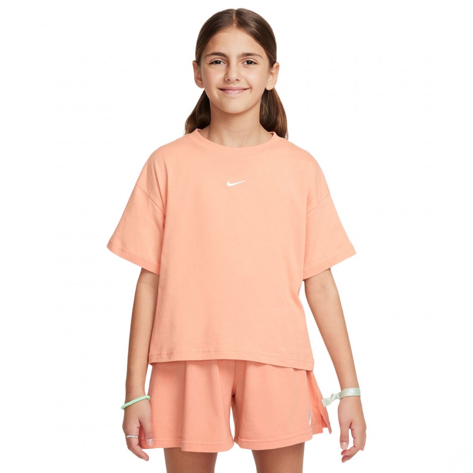 Παιδικό T-Shirt Σομόν - Nike Sportswear Essential