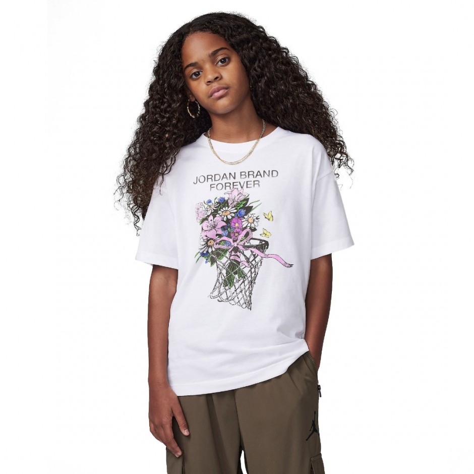 Παιδικό T-Shirt Λευκό - Jordan Brand Forever