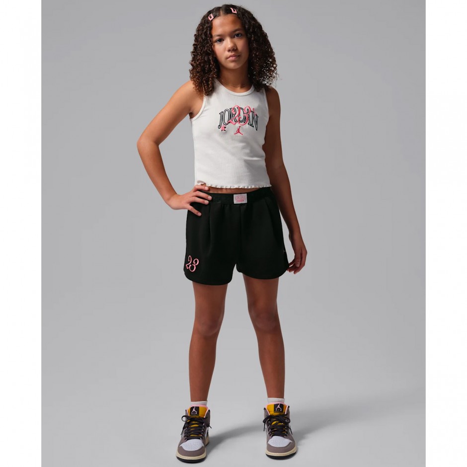 Kids' Shorts Black - Jordan Flower Of Friendship