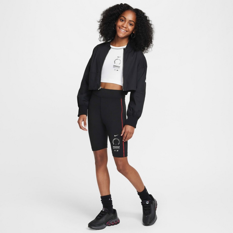 Παιδικό Κολάν Σορτς Μαύρο - Nike Sportswear