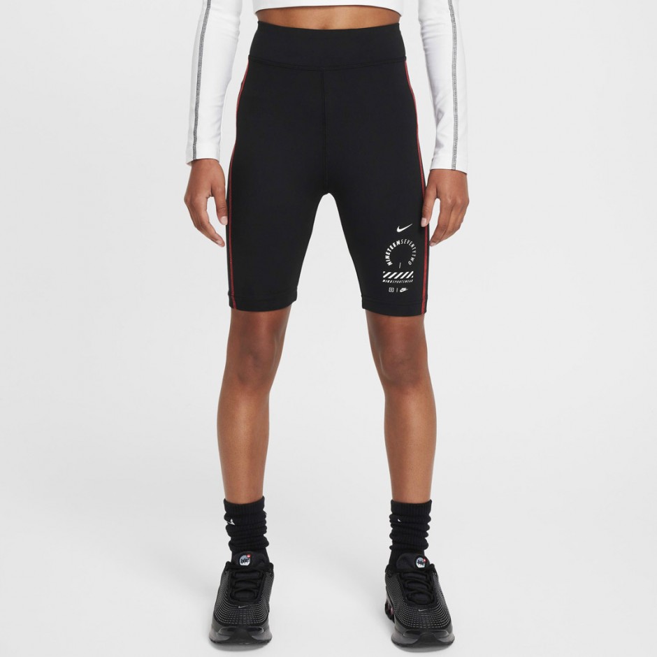 Παιδικό Κολάν Σορτς Μαύρο - Nike Sportswear