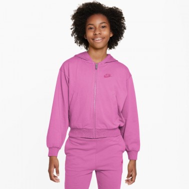 Nike Sportswear Φούξια - Παιδική Ζακέτα Με Κουκούλα