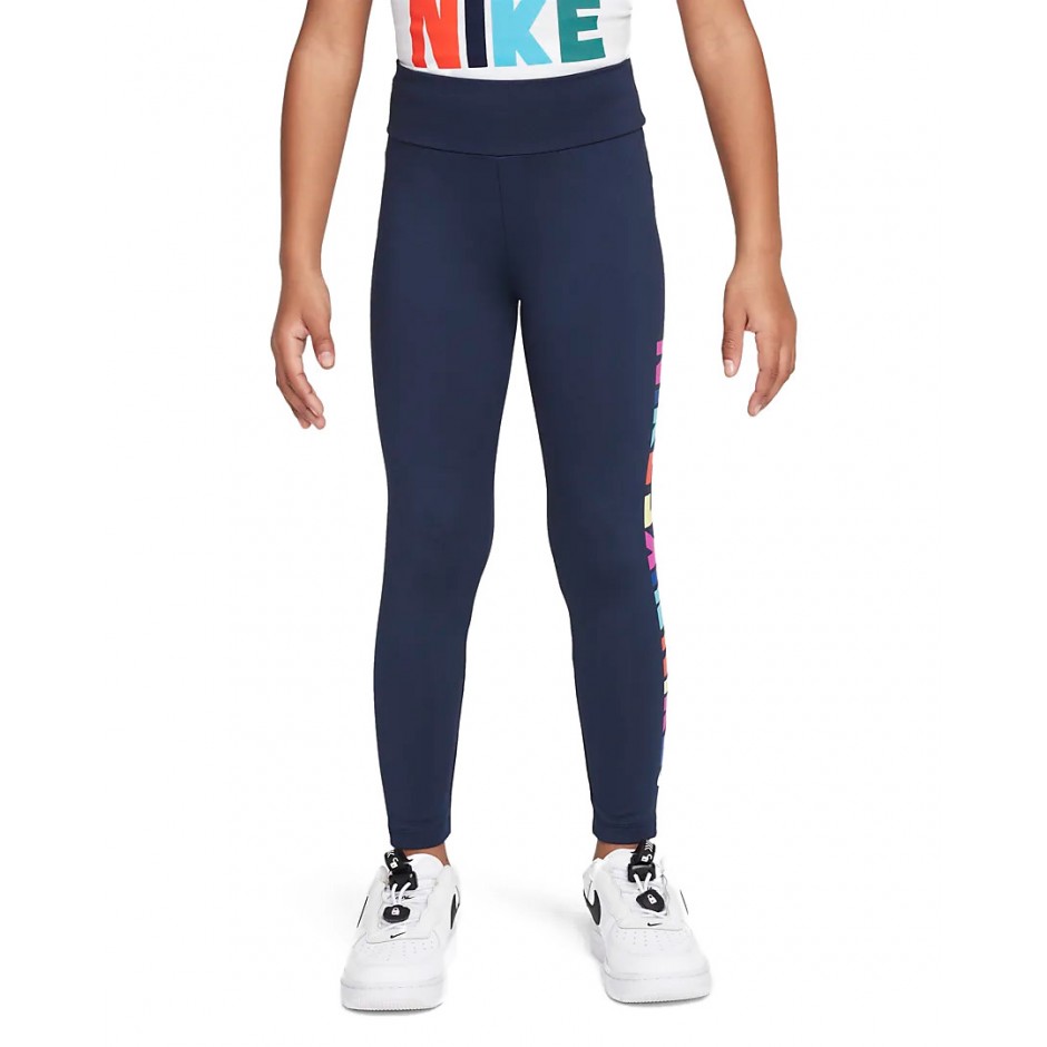 NIKE BLOCK LEGGINGS Μπλε