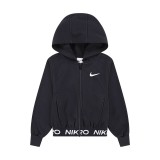 NIKE NKG NP ESSENTIALS FZ FT HOODIE 36N212-023 Black Image 