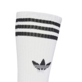 Κάλτσες Λευκές - adidas Originals 3-Stripes High Crew Socks 3 Pairs Εικόνα 1