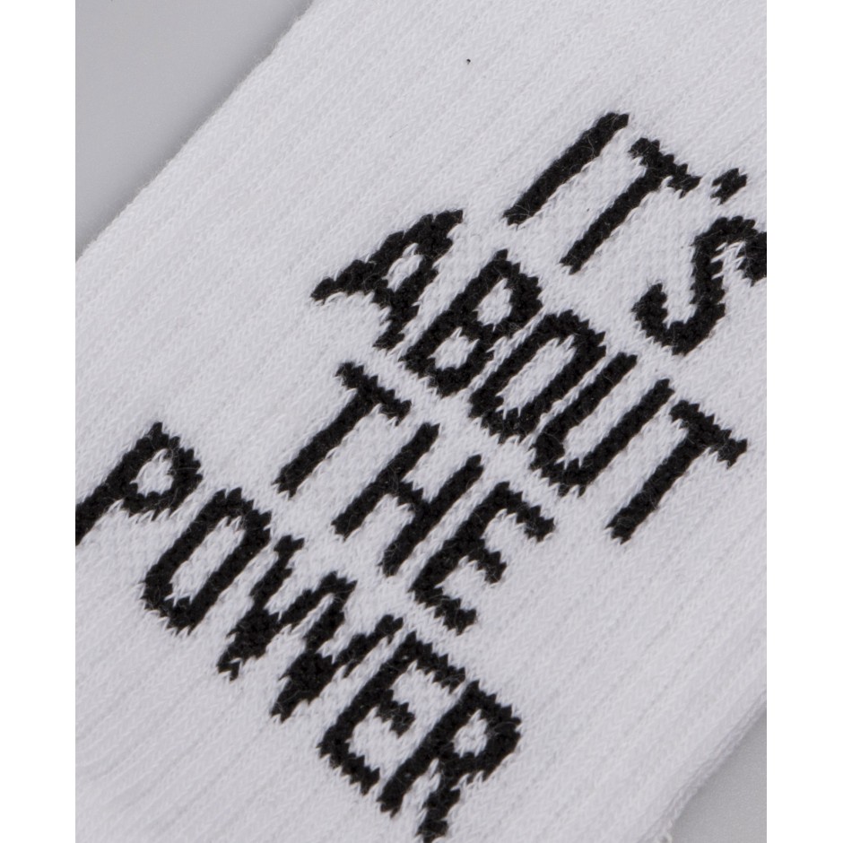 BEE UNUSUAL MT INK S.E. POWER GAME UNISEX SOCKS AS-9963-WHITE White