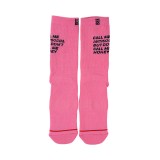 BEE UNUSUAL  ANTISOCIAL PINK SOCKS AS-252915-PINK Pink Image 1