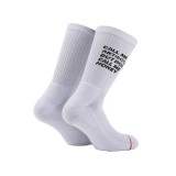BEE UNUSUAL  ANTISOCIAL WHITE SOCKS AS-252916-WHITE White Image 0