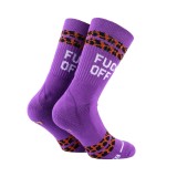 BEE UNUSUAL FCK OFF LIMITED EDITION OG PURPLE SOCKS AS-252927-PURPLE Purple Image 0