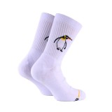 BEE UNUSUAL BADASS BITCH PREMIUM SOCKS AS-252932-WHITE White Image 0