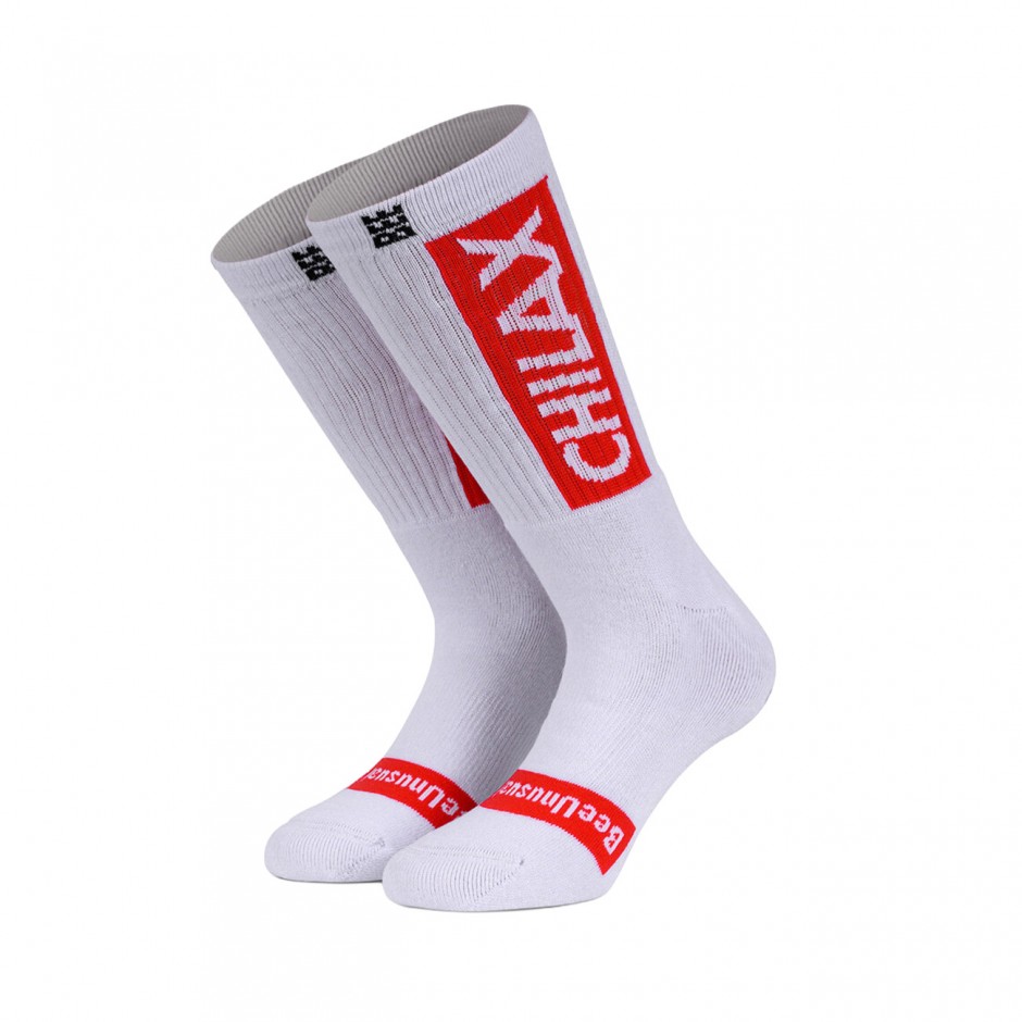 BEE UNUSUAL CHILAX FT PREMIUM SOCKS WHITE AS-261597-WHITE Λευκό