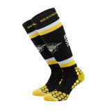 BEE UNUSUAL SHEEP SKI SOCKS AS-230730-BLACK\YELLOW Black Image 