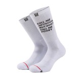 BEE UNUSUAL  ANTISOCIAL WHITE SOCKS AS-252916-WHITE White Image 