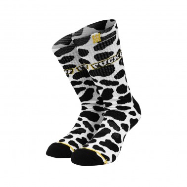 Socks White-Black - Bee Unusual 'Fck Off Limited Edition'