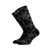 BEE UNUSUAL DOILY RETRO EMBROIDERED SOCKS  AS-250843-BLACK Black Image 
