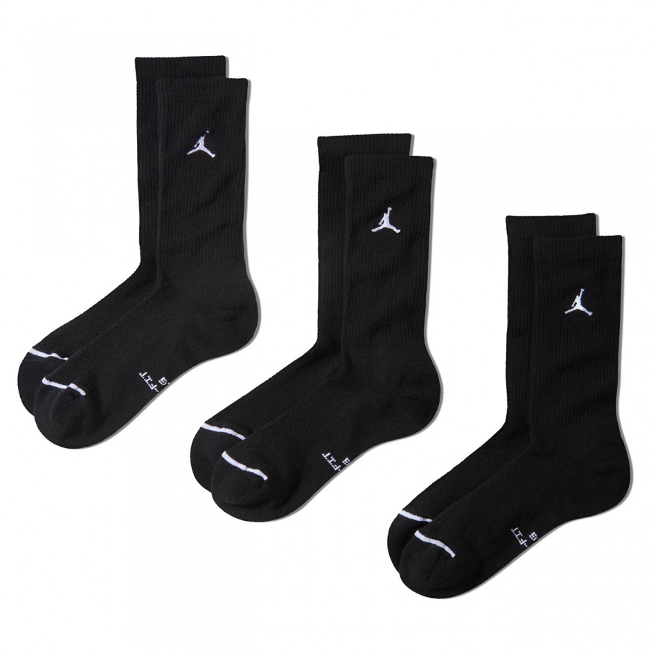 Κάλτσες Μαύρες - Jordan Everyday 3 Pairs