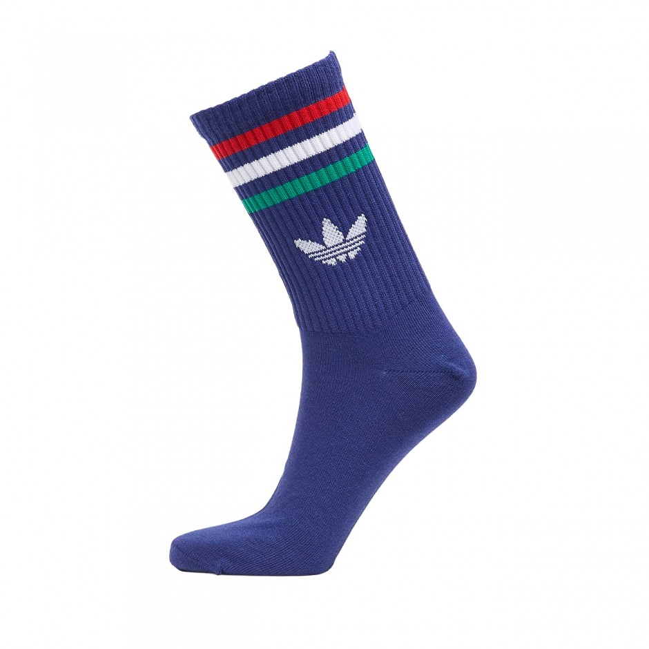 Κάλτσες Πολύχρωμες - adidas Originals 3-Stripes Crew Socks 3 Pairs