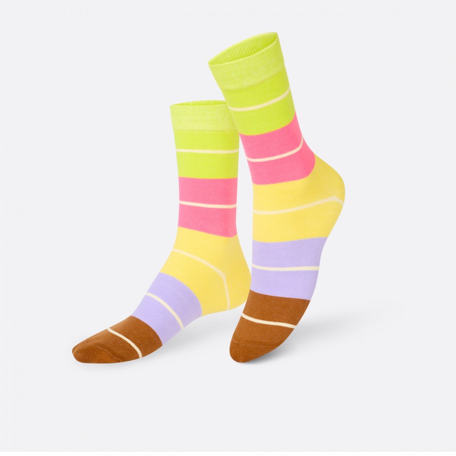 EAT MY SOCKS BON MACARON EMSNCBOMA Colorful