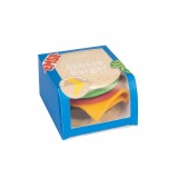 EAT MY SOCKS CHEESEBURGER EMSNOCSCHBU Πολύχρωμο Εικόνα 