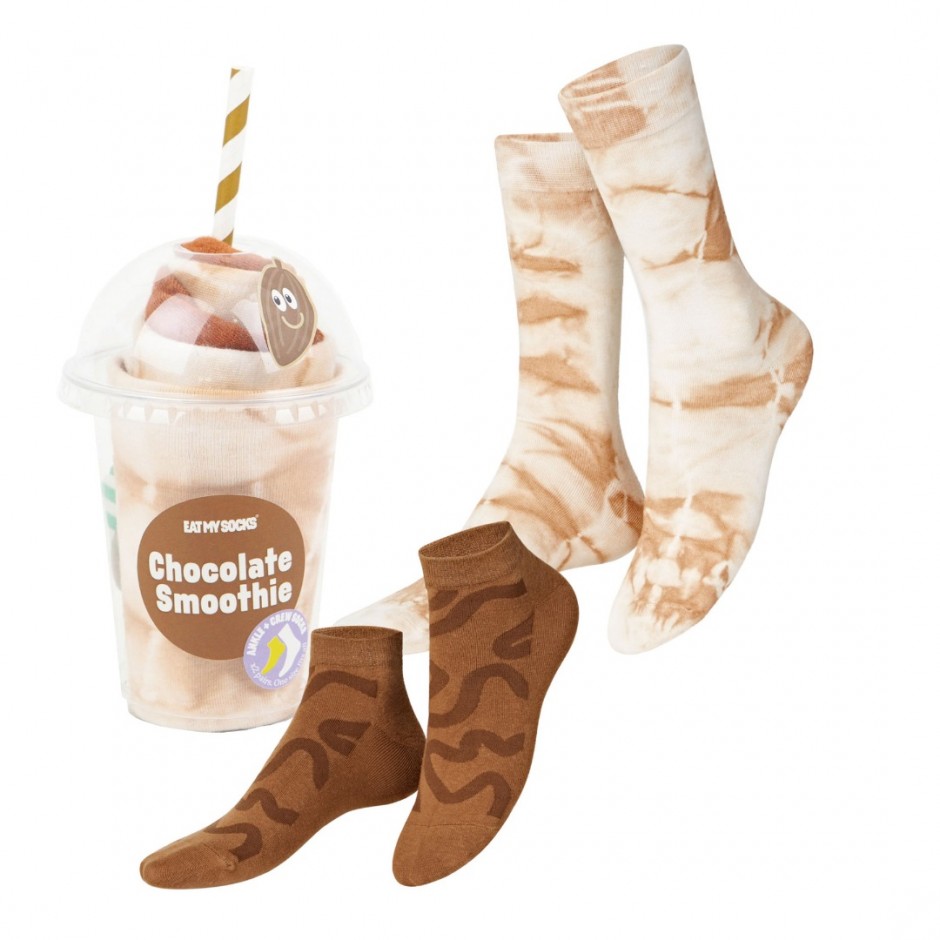 EAT MY SOCKS CHOCOLATE SMOOTHIE 2 EMSNCASMC2 Colorful