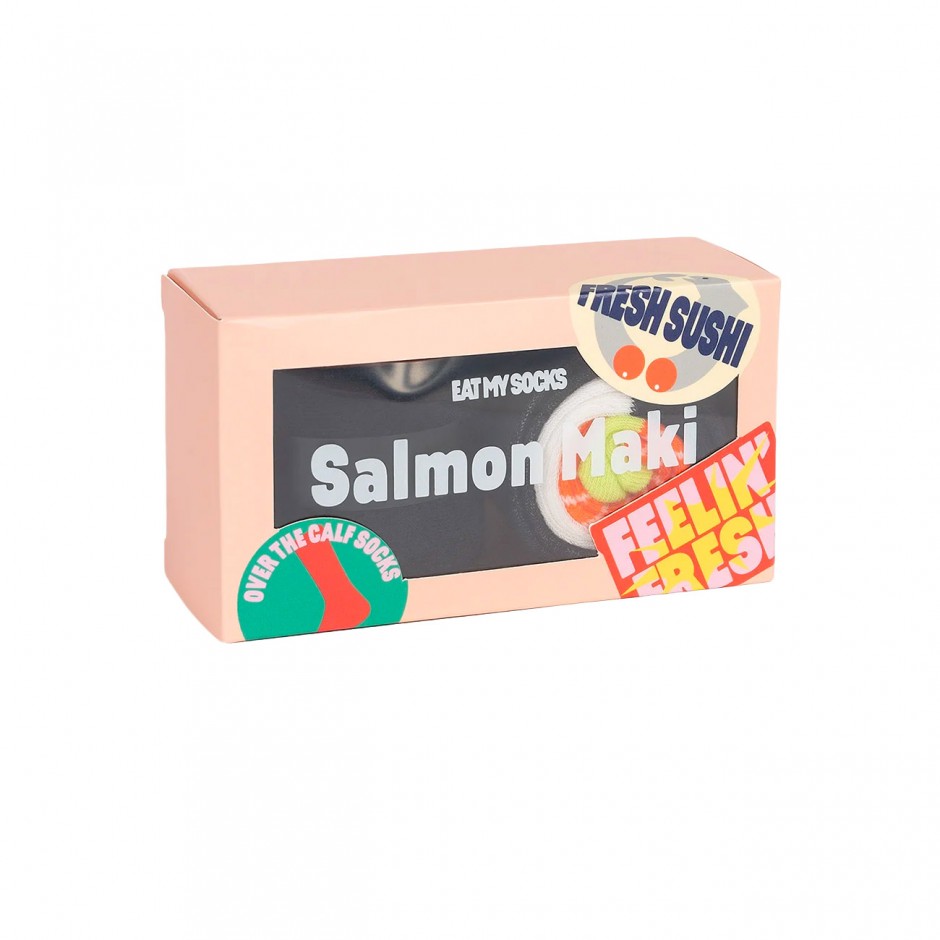 EAT MY SOCKS SALMON MAKI EMSNOCMASA Μαύρο